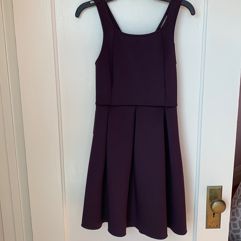 Purple mini dress